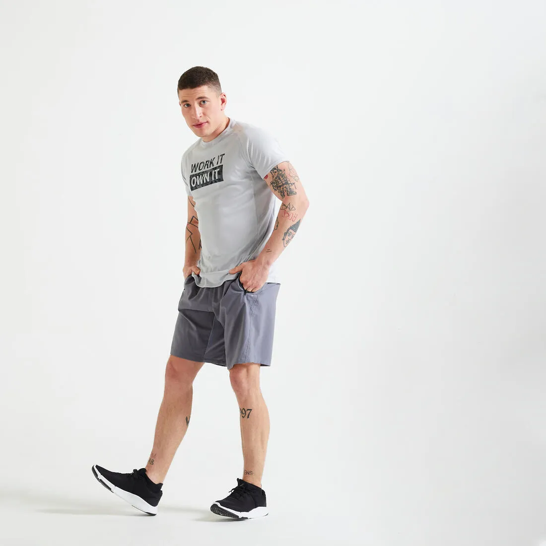 Eco-Friendly Men's Fitness Training Shorts
