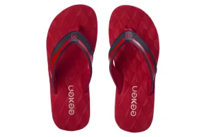 Eeken EFBG2023 Red Lightweight Flip Flops For Men