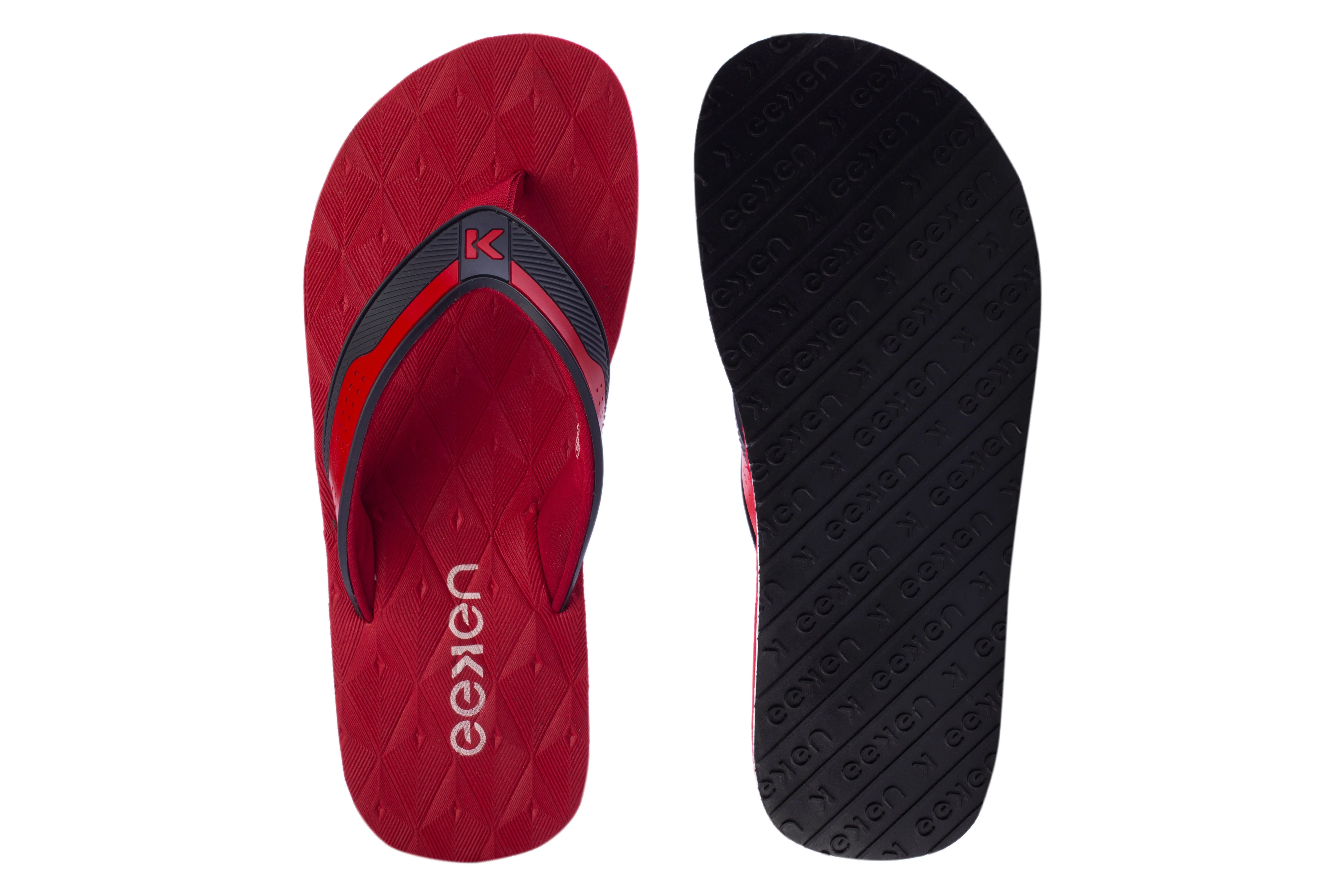 Eeken EFBG2023 Red Lightweight Flip Flops For Men
