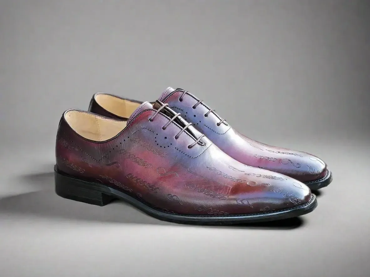 Embossed Wholecut Oxford