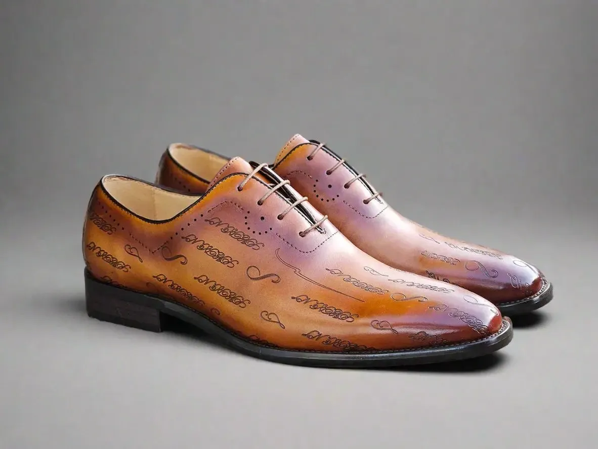 Embossed Wholecut Oxford