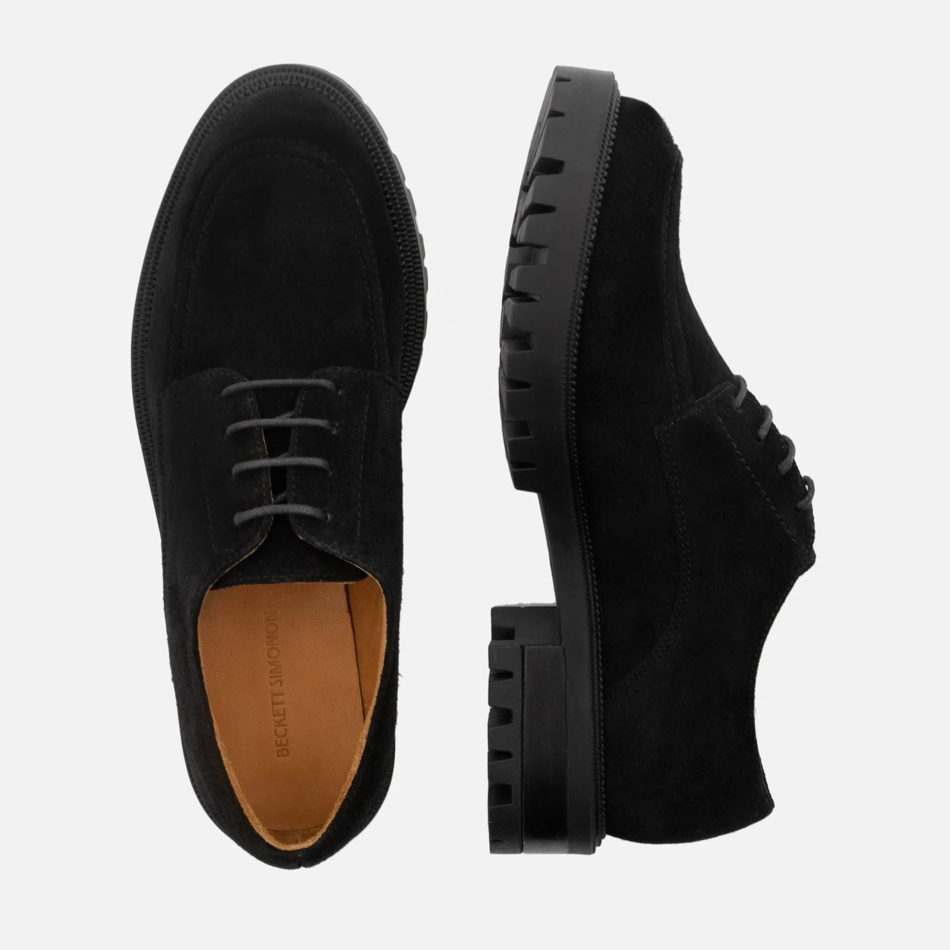 Emma Derby - Water Repellent Suede