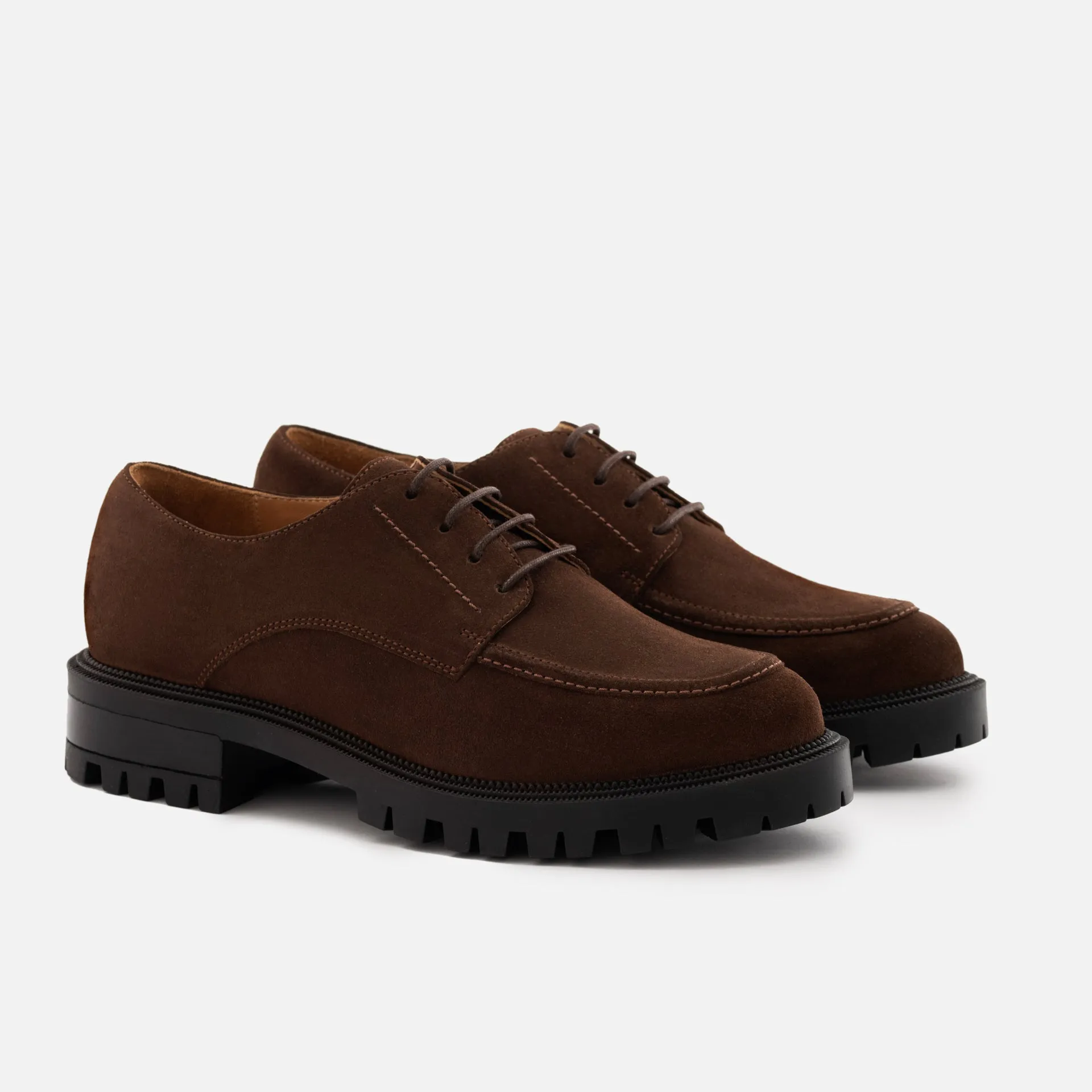 Emma Derby - Water Repellent Suede