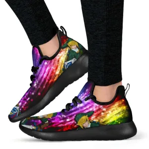 Fan Art Inspired by Legend of Zelda Video Game Series Mesh Knit Sneakers
