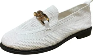 Fashion Autumn Women Casual Shoes Flat Low Heel Fly Woven Mesh Breathable Comfortable Slip On Summer Bohemian Sandals