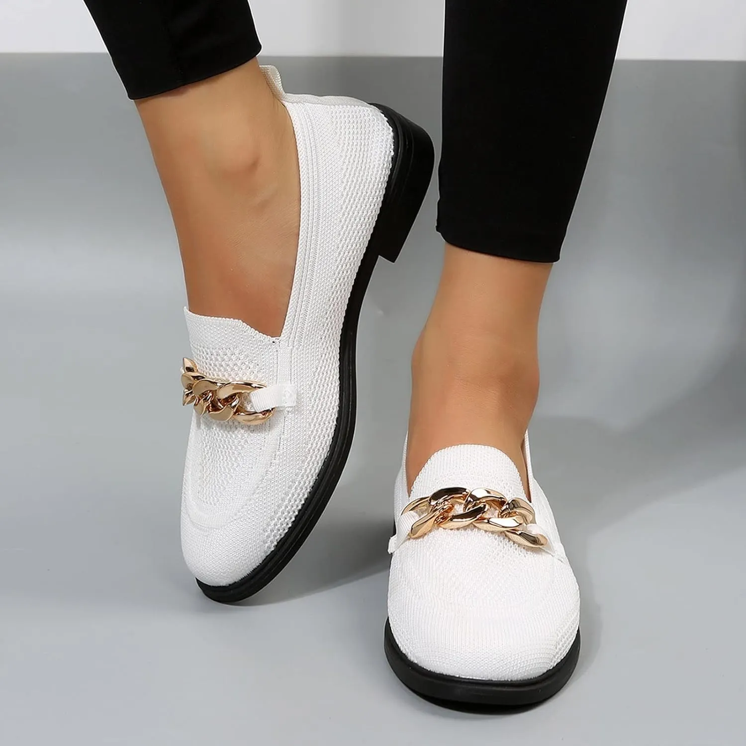 Fashion Autumn Women Casual Shoes Flat Low Heel Fly Woven Mesh Breathable Comfortable Slip On Summer Bohemian Sandals