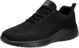 Fashion Men Mesh Mountaineering Casual Sport Shoes Lace Up Solid Color Running Breathable Soft Bottom Shoes Men Sneaker