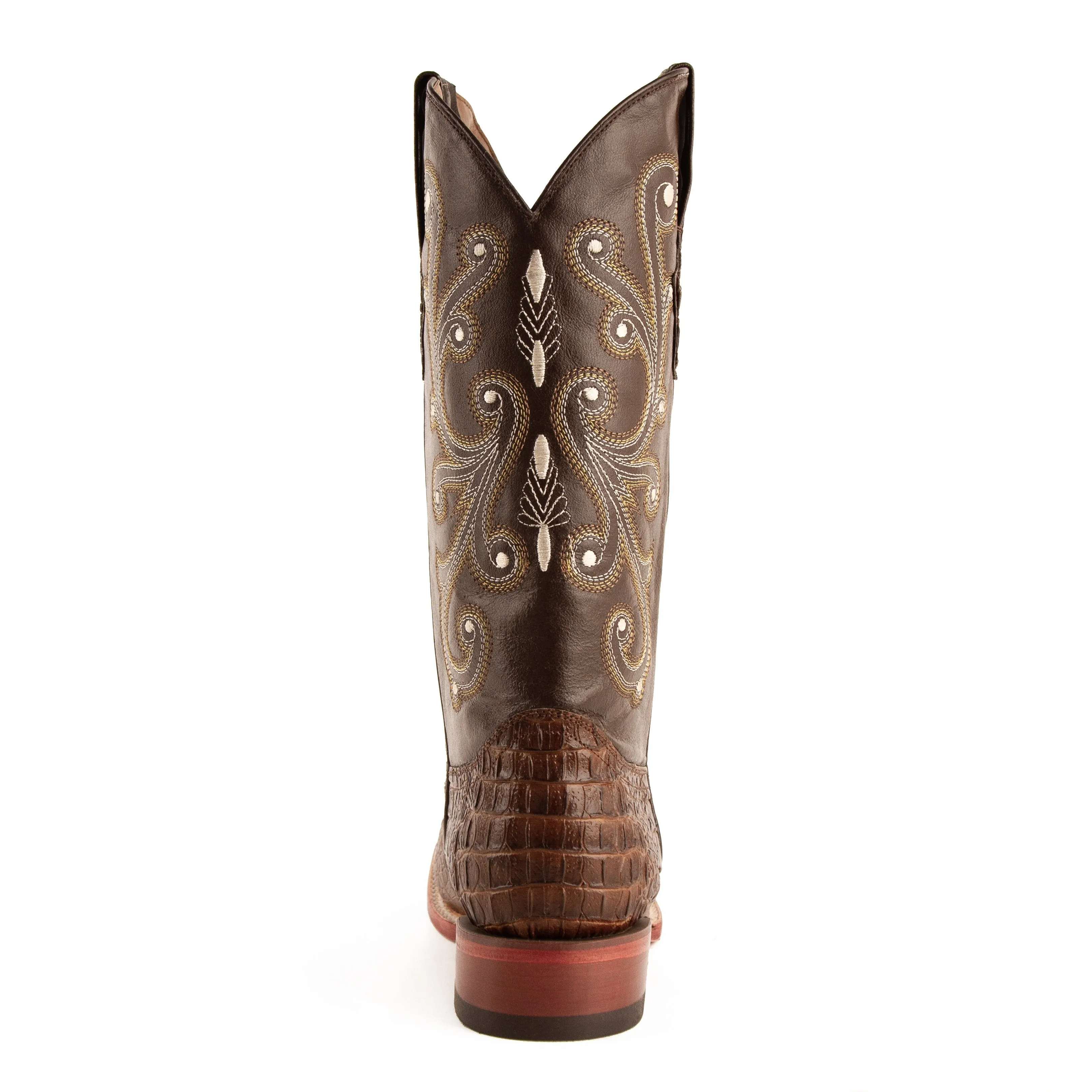 FERRINI MEN'S STAMPEDE RUST CAIMAN PRINT BOOT