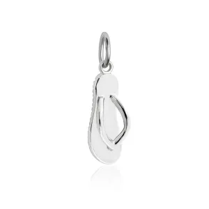 Flip-Flop Charm Silver
