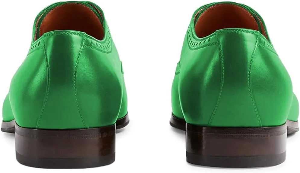 FOWT Men Fashion Cap Toe Low Heel Oxford Lace Up Casual Daily Walking Shoes Size 4-16 US