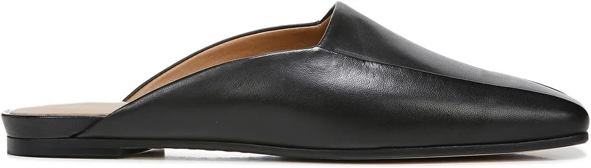 FOWT Women’s Closed Square Toe Loafers Slingback Wide Width Loafer Solid Color Low Heels Flats Mules Backless Slip On Comfort Driving Office Loafer Shoes Size 4 US