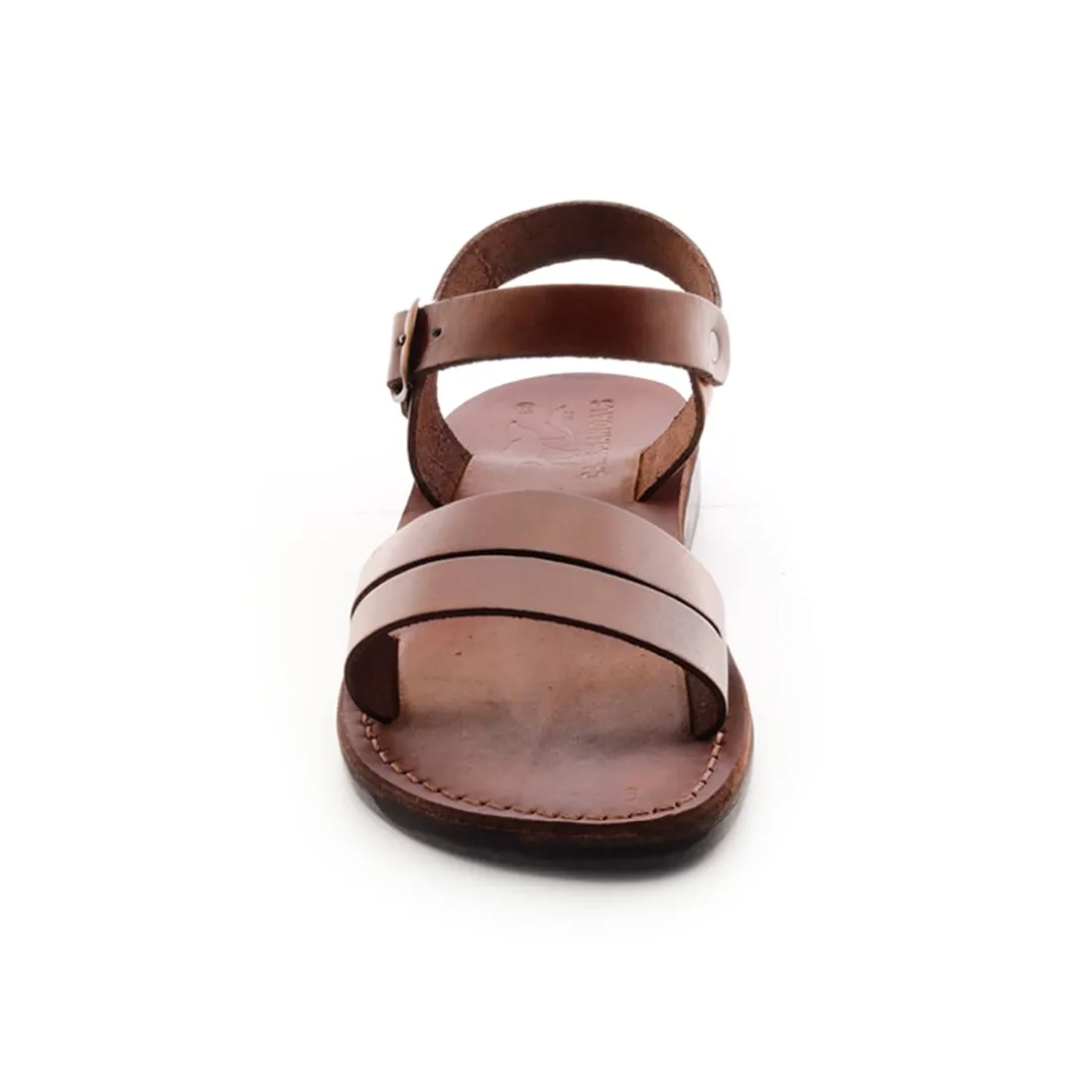 Genesis - Leather sandal with ankle strap
