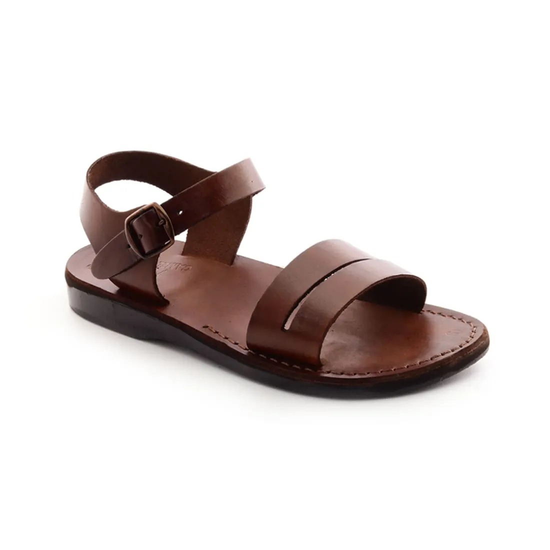 Genesis - Leather sandal with ankle strap