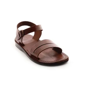 Genesis - Leather sandal with ankle strap