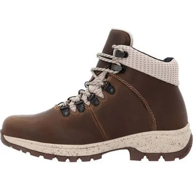 Georgia Women's Eagle Trail 5" Waterproof Alloy Toe Hiker Boot -Brown- GB00556