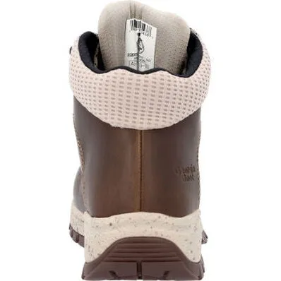 Georgia Women's Eagle Trail 5" Waterproof Alloy Toe Hiker Boot -Brown- GB00556