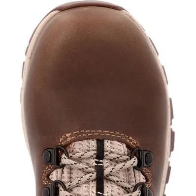Georgia Women's Eagle Trail 5" Waterproof Alloy Toe Hiker Boot -Brown- GB00556