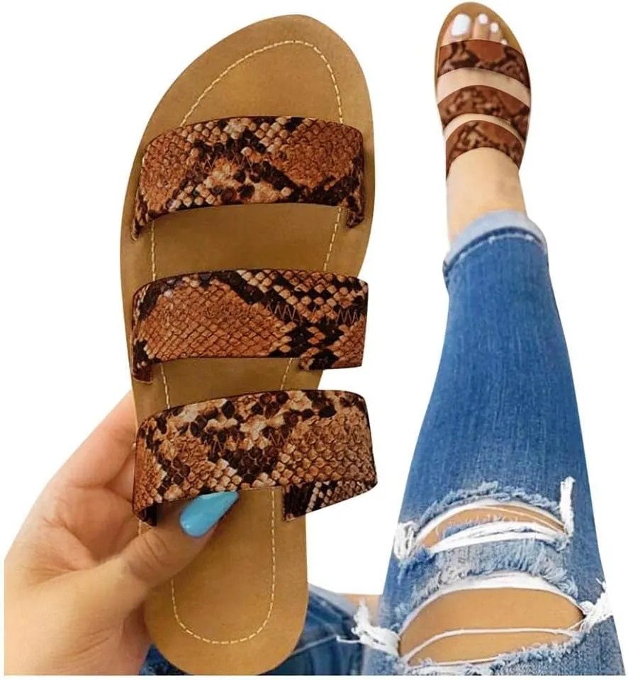 Gibobby Platform Sandals for Women Summer,Womens Bows Flip Flops Flat Sandals Anti-Slip Casual Beach Thong Slipper