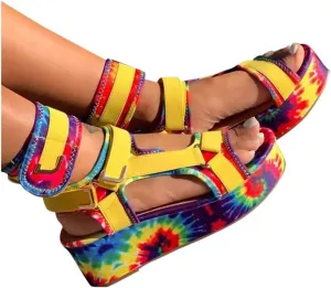 Gibobby Womens Espadrilles Sandals Wedge,Women's Platform Sandals Espadrille Wedge Ankle Strap Studded Open-Toe Sandals