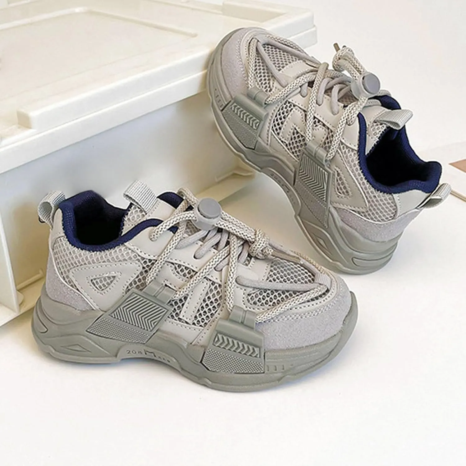 Girls Running Shoes Toddler Kids Sneakers for Boys Girls Running Tennis Shoes Lightweight Breathable Sport Athletic Big
