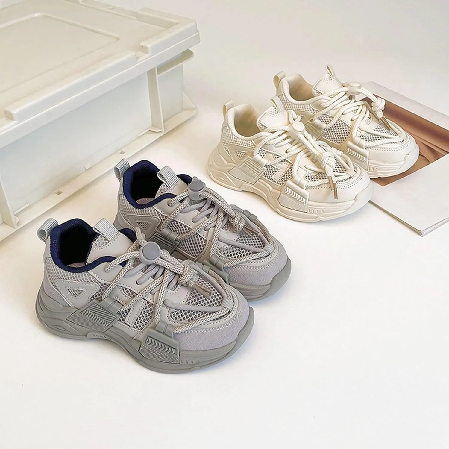 Girls Running Shoes Toddler Kids Sneakers for Boys Girls Running Tennis Shoes Lightweight Breathable Sport Athletic Big