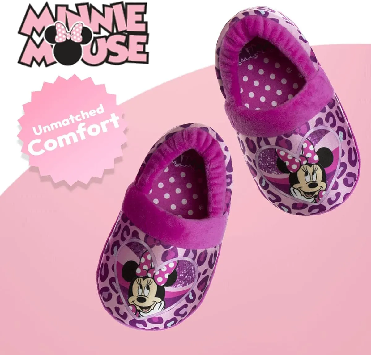 Girl's Slippers Indoor House Shoes Warm Plush Slip Ons (Toddler-Little Kid)