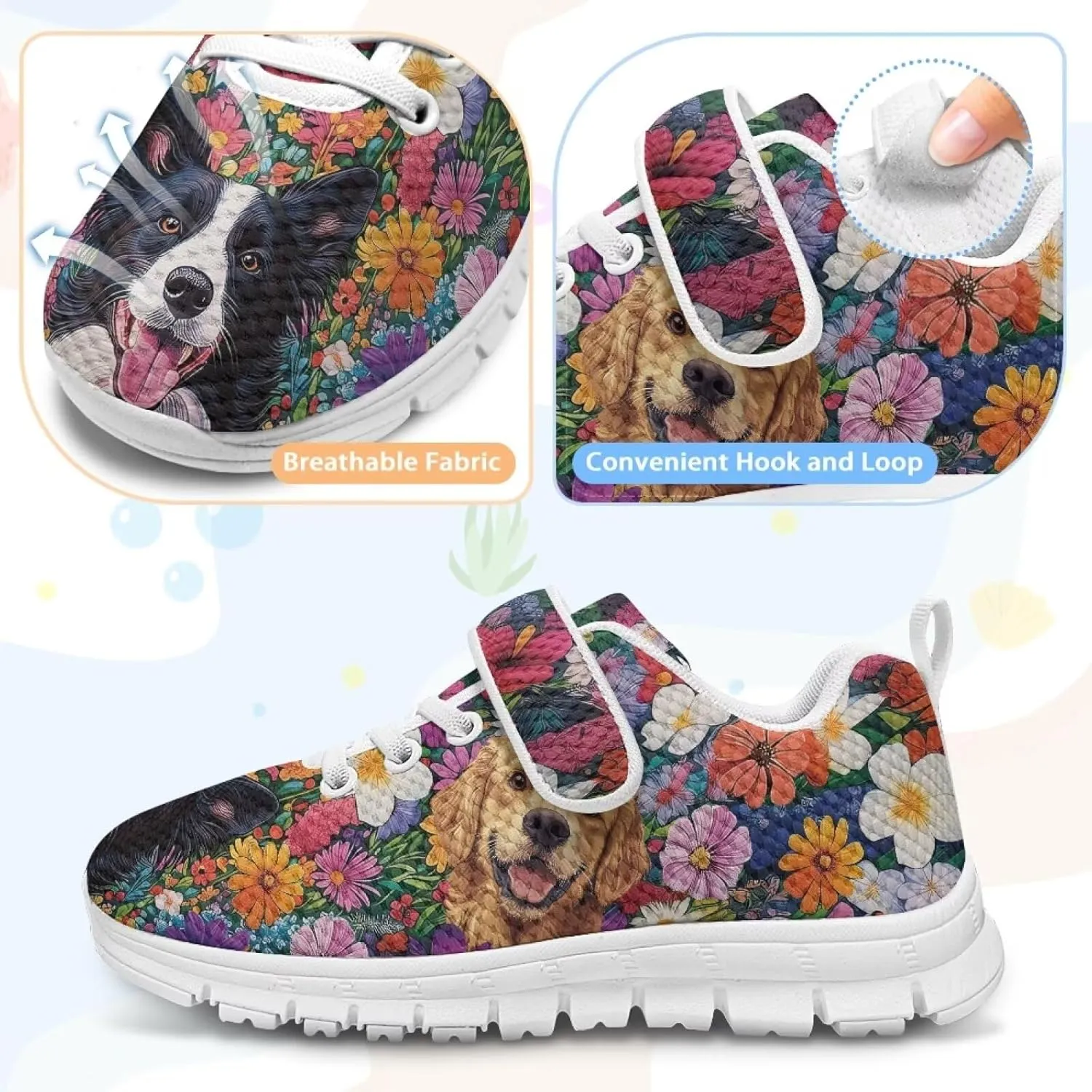 Girls Tennis Shoes Kids School Sneakers Trendy Running Athletic Shoes