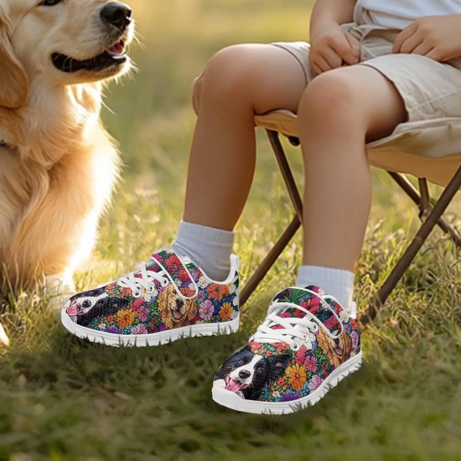 Girls Tennis Shoes Kids School Sneakers Trendy Running Athletic Shoes