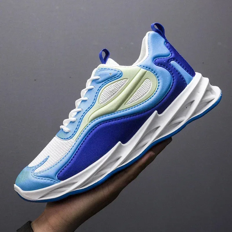 GOYN Men's Breathable Fabric Sneakers – High-Impact Casual Power Shoes with a Korean Trend Twist