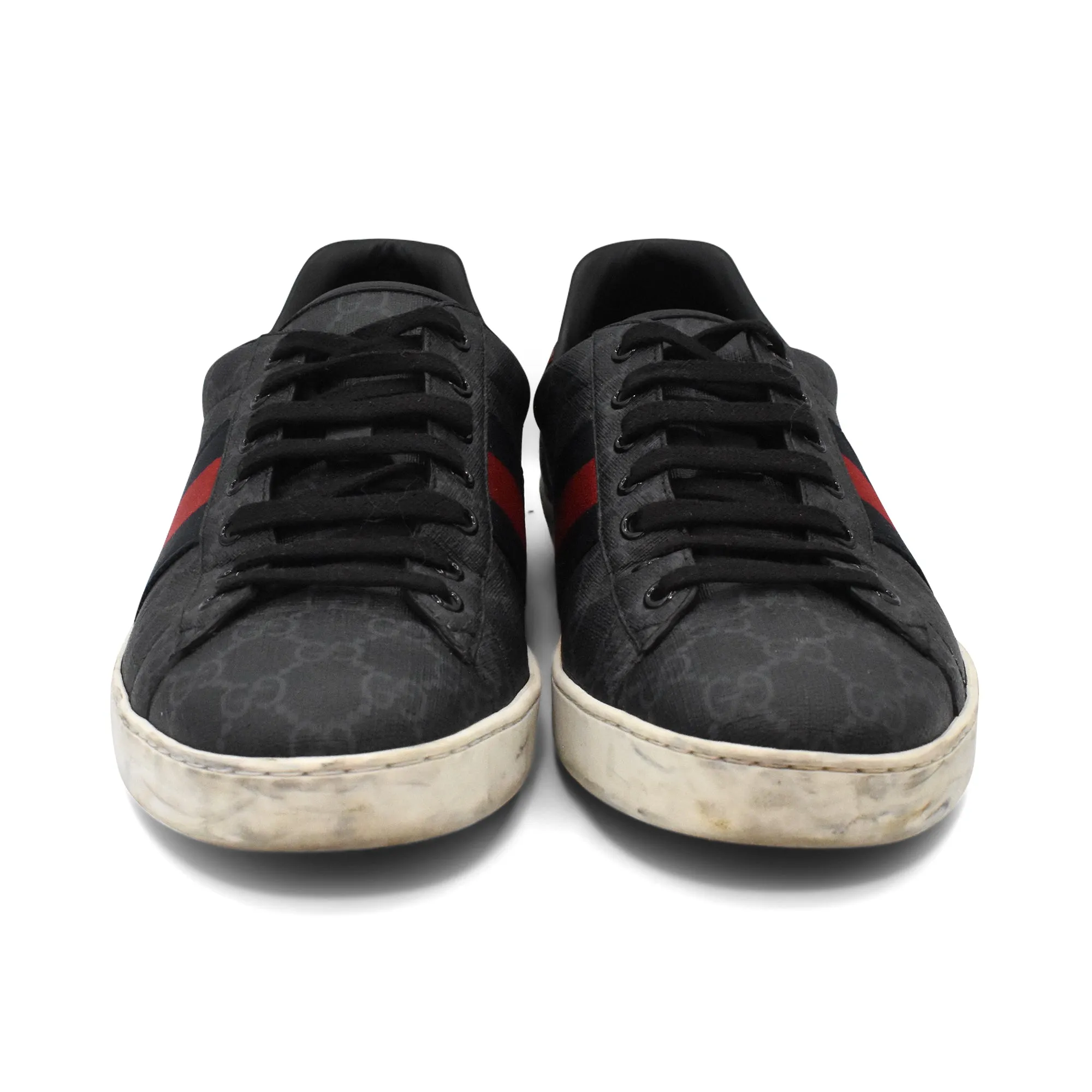 Gucci 'Ace' Monogram Sneakers - Men's 10
