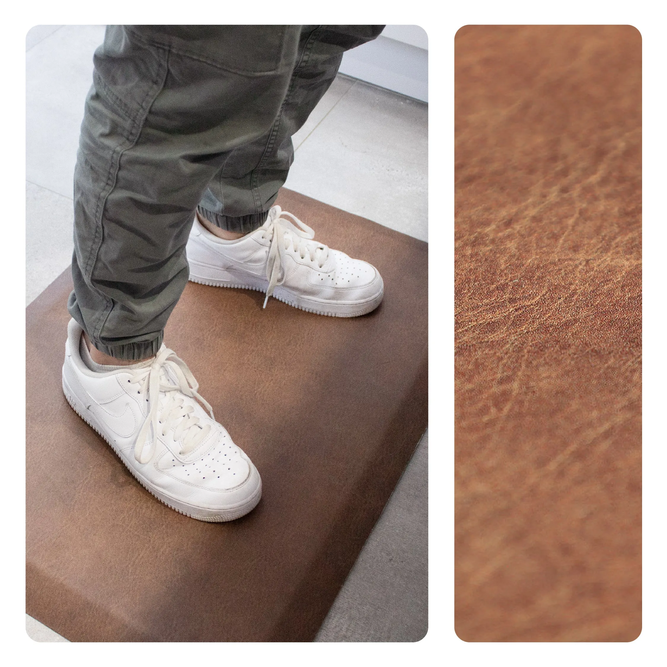 Happy Feet Anti-Fatigue Mat Leather