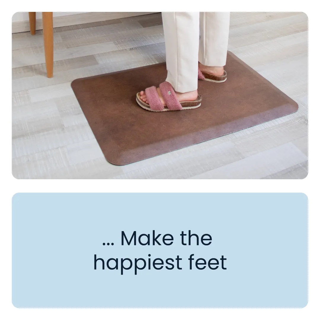 Happy Feet Anti-Fatigue Mat Leather