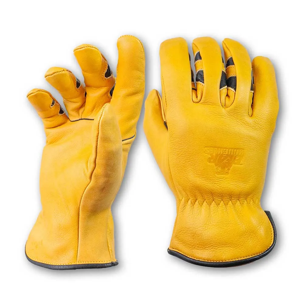 Heavy Duty Leather Cowhide Driver Gloves - HD361