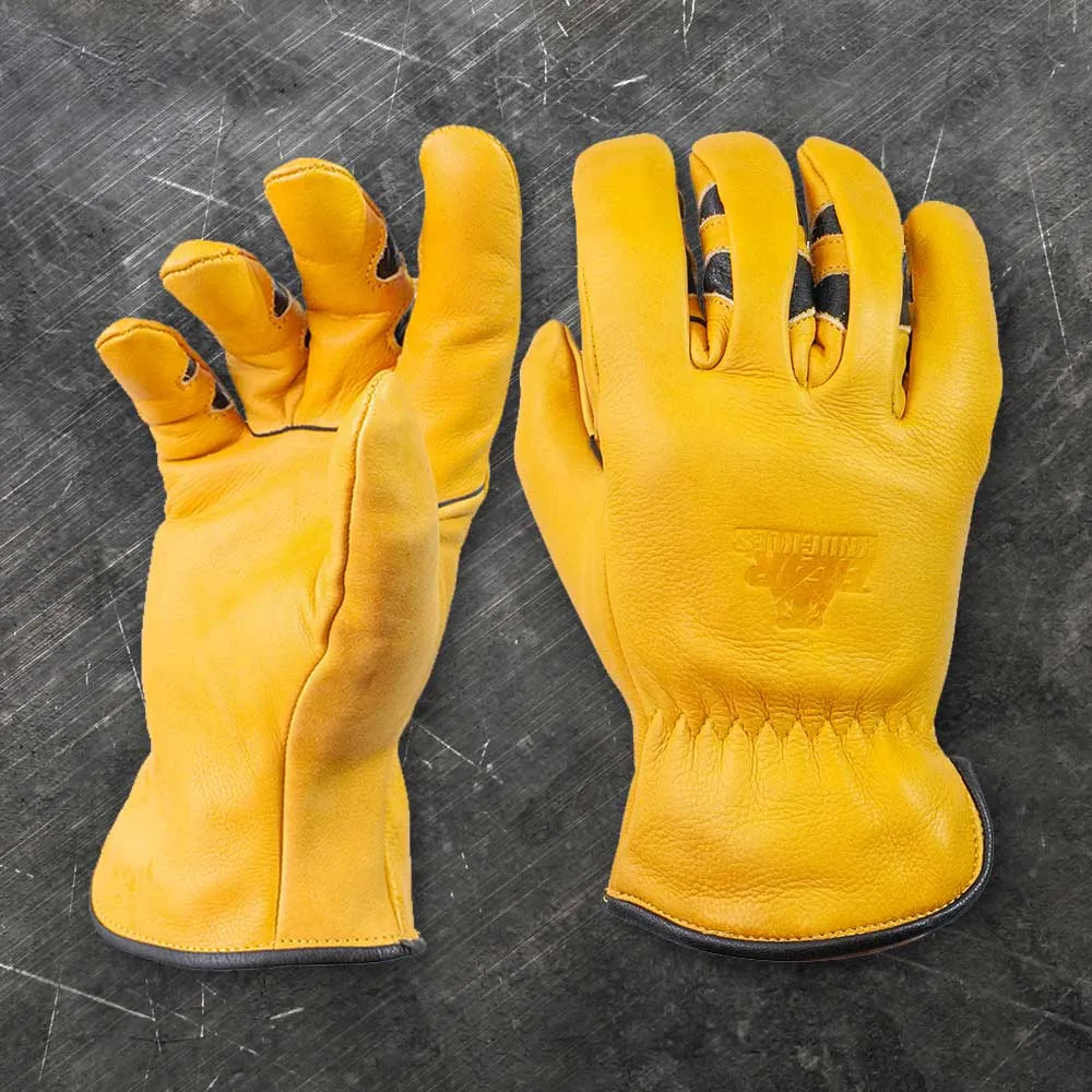 Heavy Duty Leather Cowhide Driver Gloves - HD361