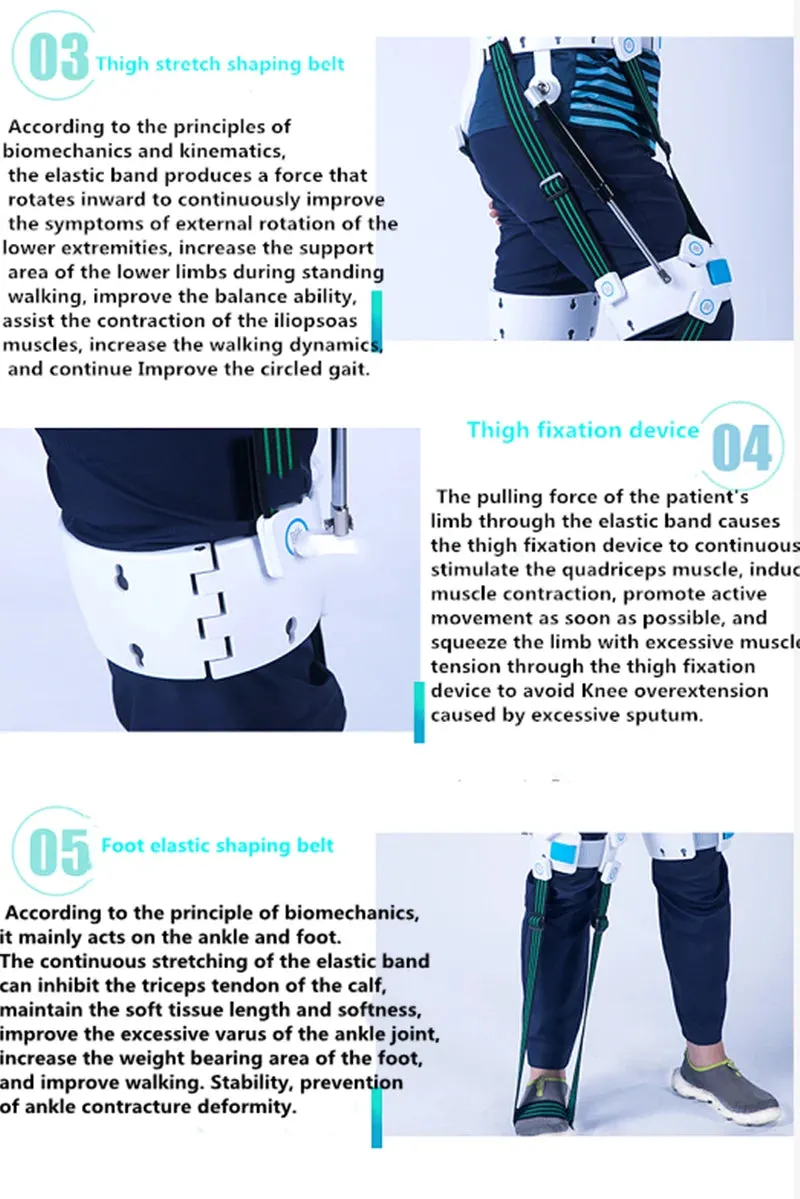 High Quality Patient Medical Standing Walker for Disabled People Walking Assisted Rehabilitation of Stroke Hemiplegia
