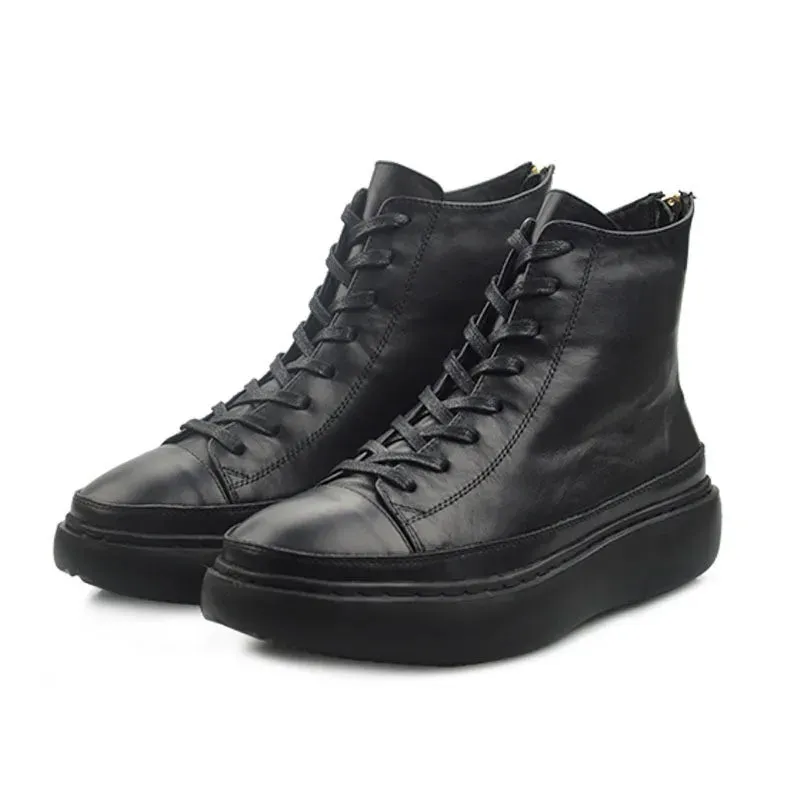 High Top Ankle Boots