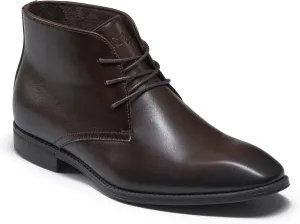 Holy dove Mens Dress Boots,Premium Leather Oxford Chukka, Waterproof Non-Slip Business Boots for Men