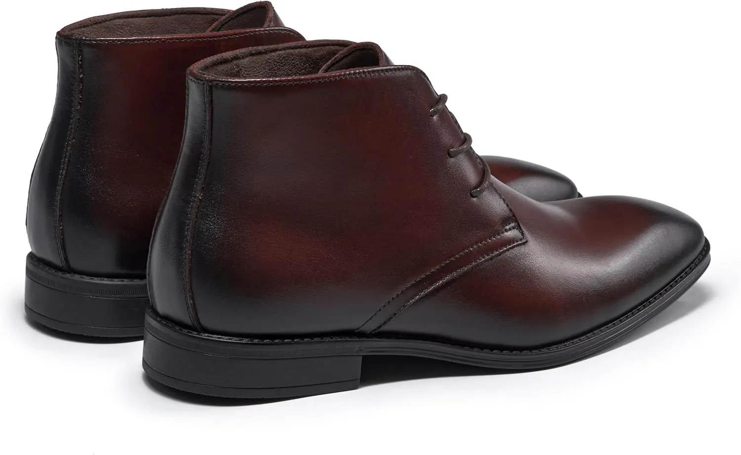 Holy dove Mens Dress Boots,Premium Leather Oxford Chukka, Waterproof Non-Slip Business Boots for Men