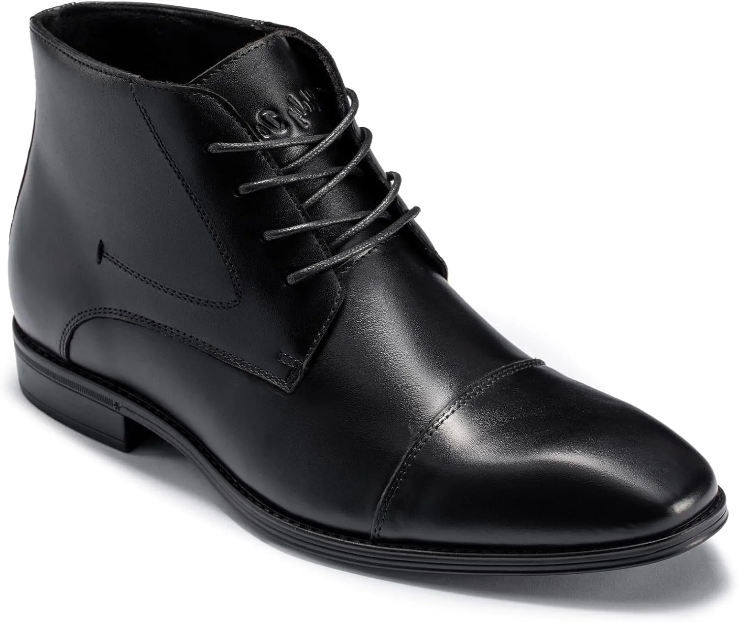 Holy dove Mens Dress Boots,Premium Leather Oxford Chukka, Waterproof Non-Slip Business Boots for Men