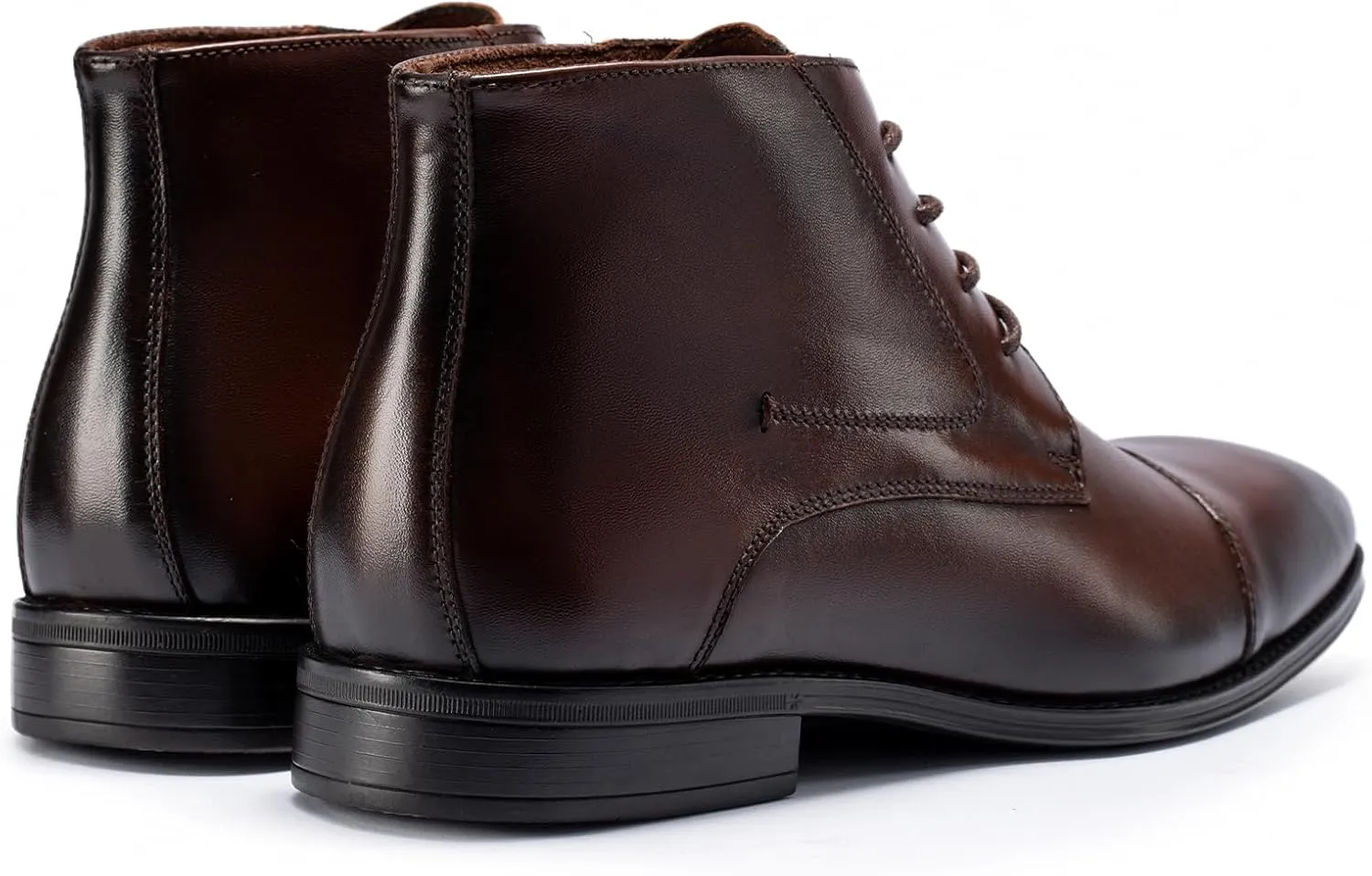 Holy dove Mens Dress Boots,Premium Leather Oxford Chukka, Waterproof Non-Slip Business Boots for Men