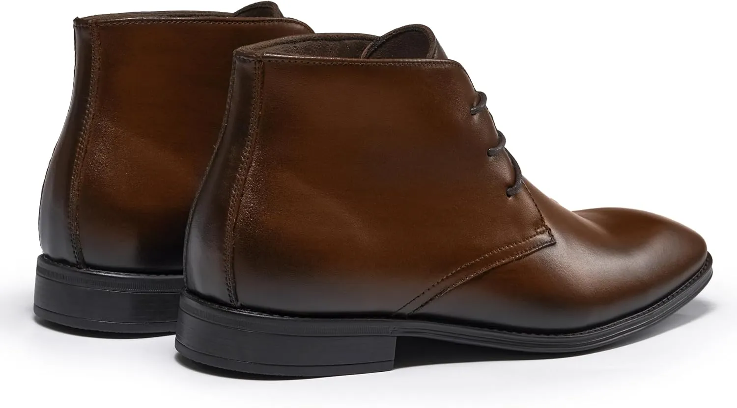 Holy dove Mens Dress Boots,Premium Leather Oxford Chukka, Waterproof Non-Slip Business Boots for Men