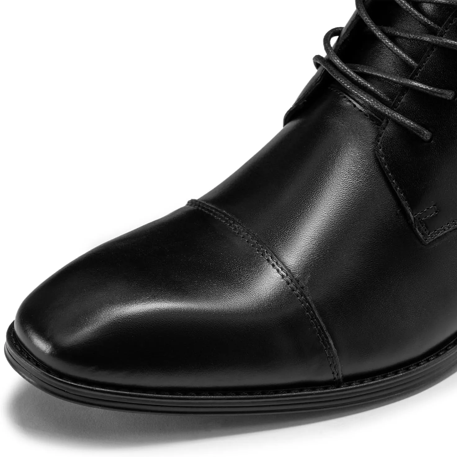 Holy dove Mens Dress Boots,Premium Leather Oxford Chukka, Waterproof Non-Slip Business Boots for Men
