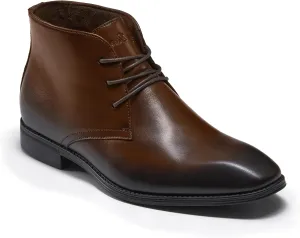 Holy dove Mens Dress Boots,Premium Leather Oxford Chukka, Waterproof Non-Slip Business Boots for Men
