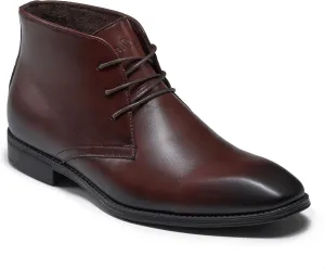 Holy dove Mens Dress Boots,Premium Leather Oxford Chukka, Waterproof Non-Slip Business Boots for Men