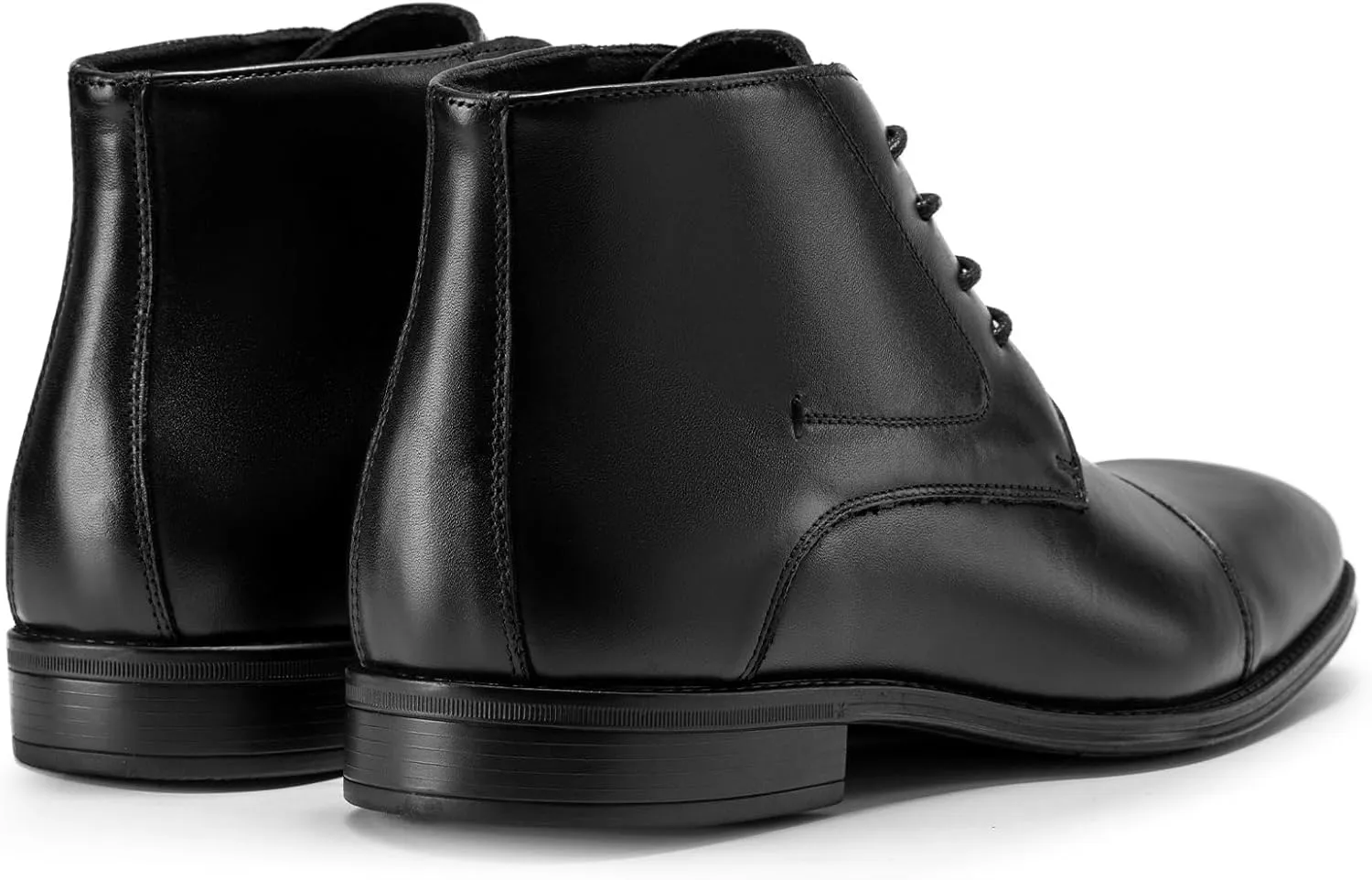 Holy dove Mens Dress Boots,Premium Leather Oxford Chukka, Waterproof Non-Slip Business Boots for Men
