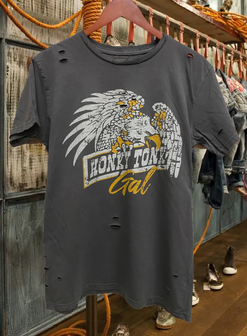 Honky Tonk Gal Distressed T-shirt