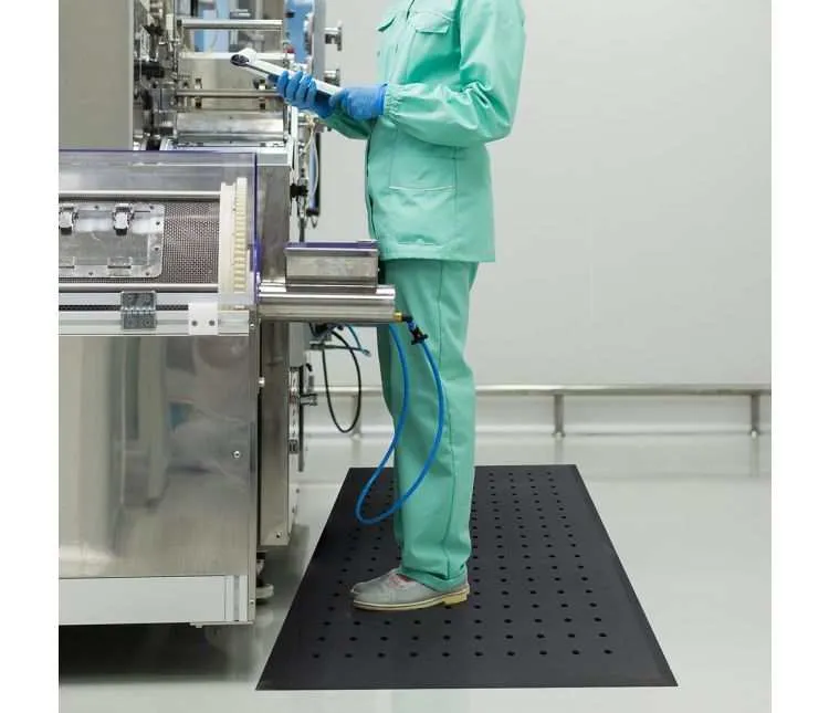 Hygimat Hygienic Anti-Fatigue Matting With Holes