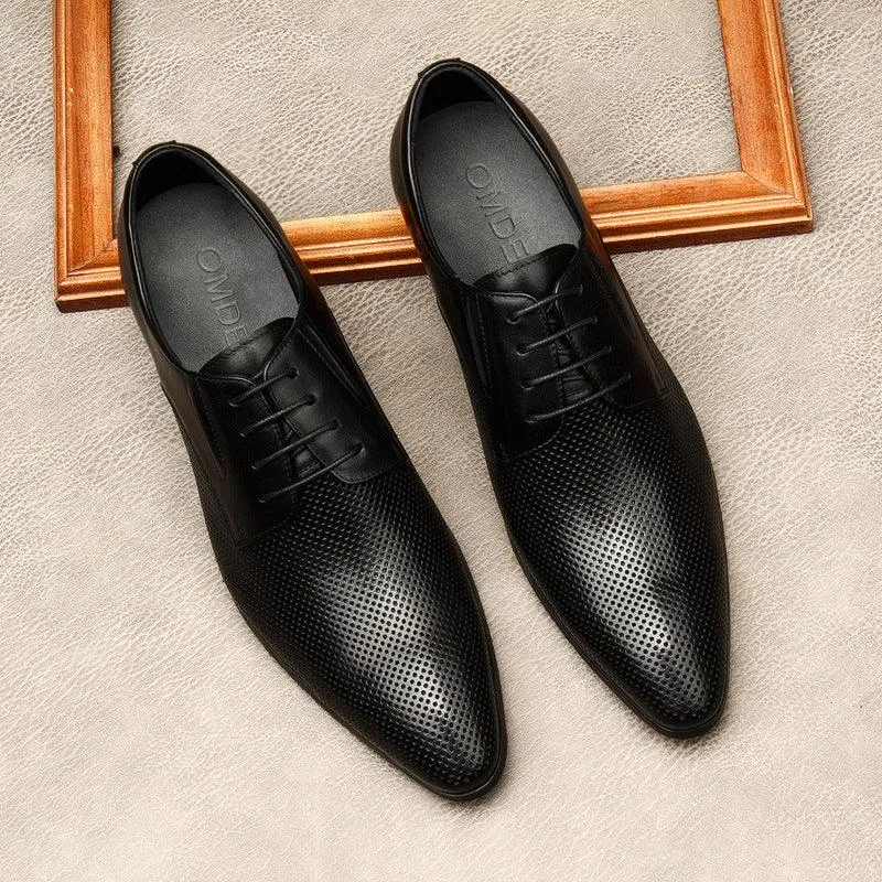 Italian Trendy Men's Pointed-toe Leather Shoes