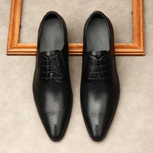 Italian Trendy Men's Pointed-toe Leather Shoes