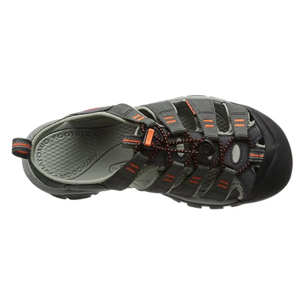 KEEN Men's Magnet/Nasturtium Newport H2 Closed Toe Water Sandals - 1016287-10.5(2)